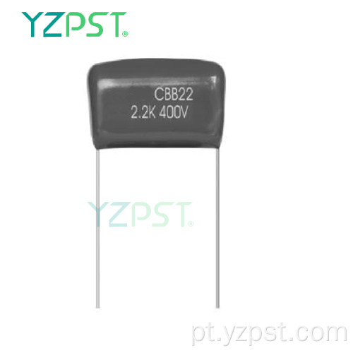 Capacitor de polipropileno metalizado CBB22